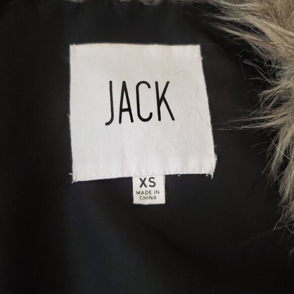 JACK By Bb Dakota XS Vest Castleton Faux Fur Sleeveless Festival Boho Retro - Picture 3 of 10